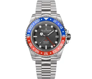 Oceaneva Automatic GMT Watch - Deep Marine Explorer - GMT Watch