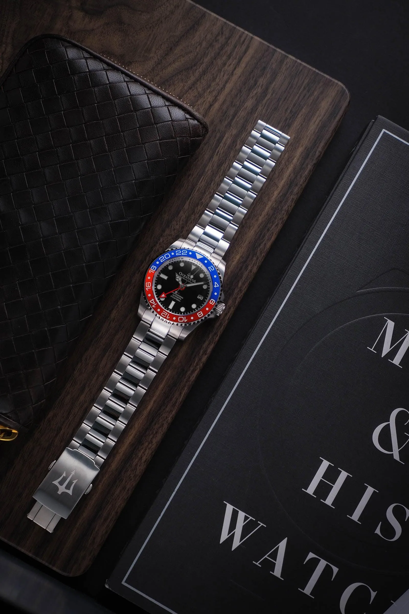Oceaneva Automatic GMT Watch - Deep Marine Explorer - GMT Watch