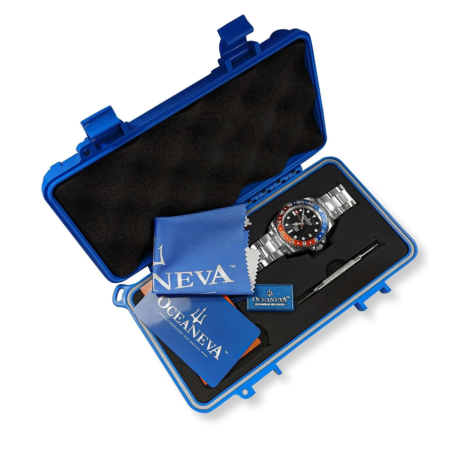 Oceaneva Automatic GMT Watch - Deep Marine Explorer - GMT Watch