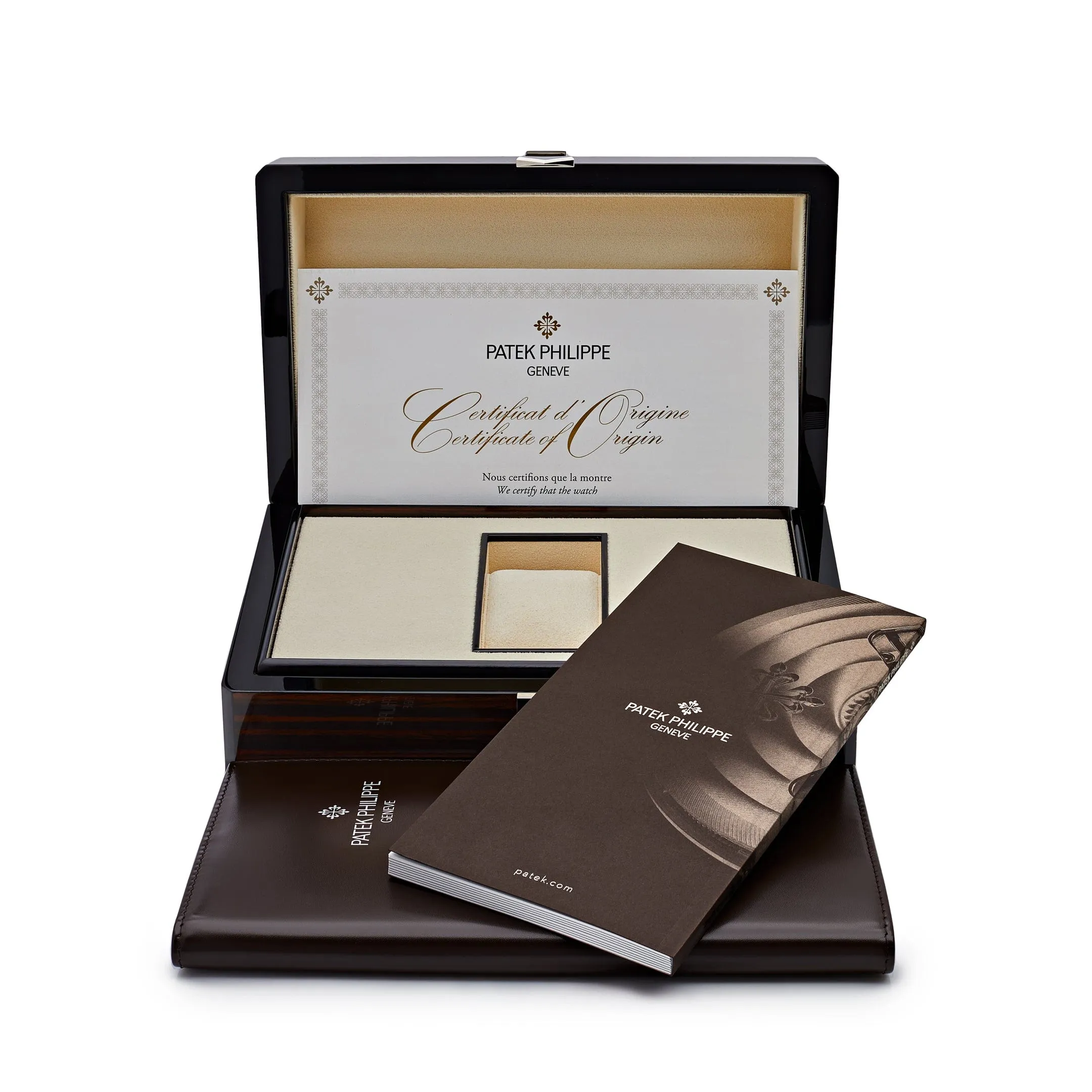 Patek Philippe Calatrava 5153G-001 Date White Gold Black Dial