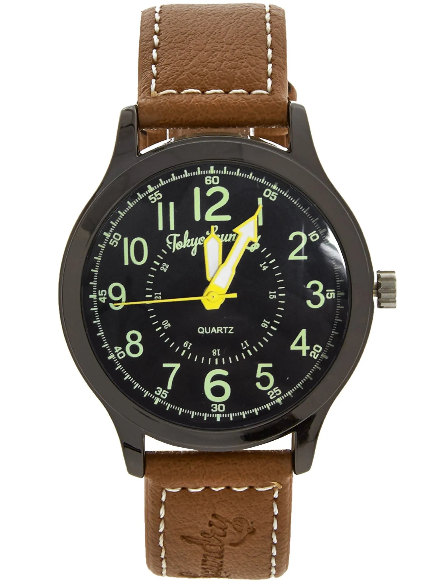 Pierce Analogue Watch In Brown / Black - Tokyo Laundry