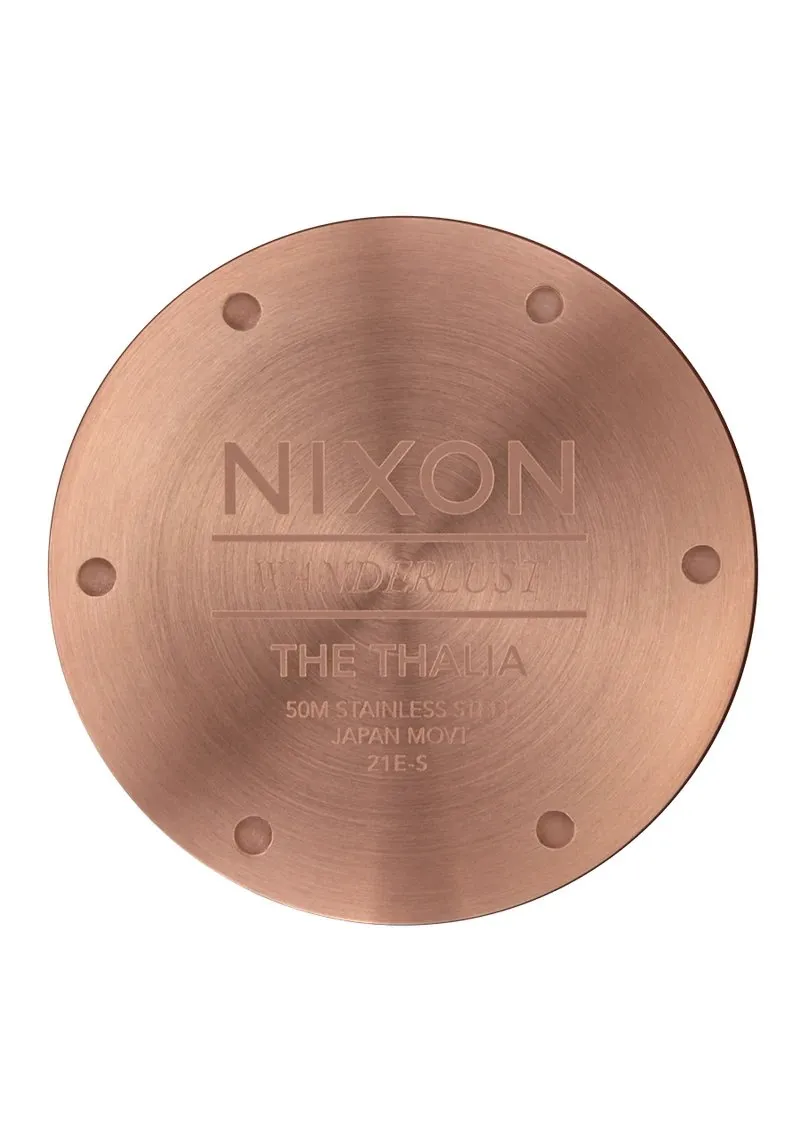 "Thalia Leather" Nixon Watch | 4 colors