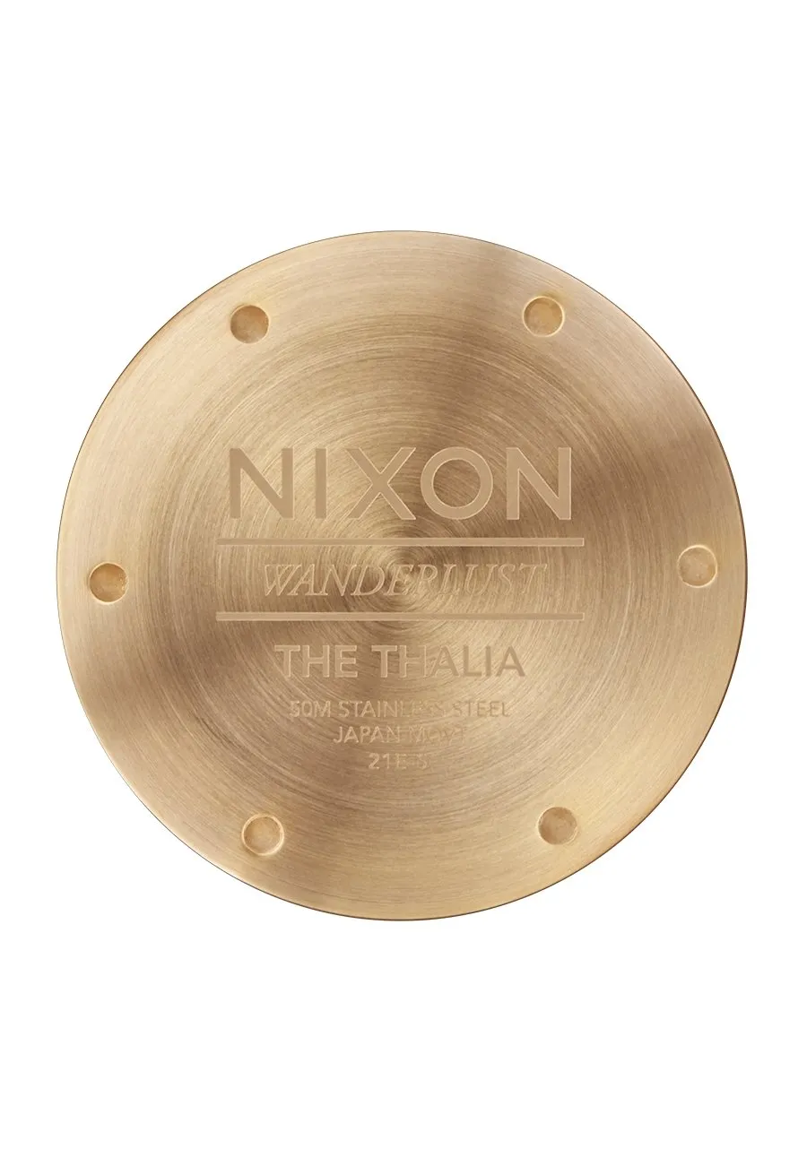 "Thalia Leather" Nixon Watch | 4 colors