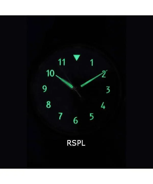 Ratio Skysurfer Pilot Black Sunray Dial Leather Automatic RTS314 200M Mens Watch