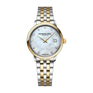 Raymond Weil - Toccata Ladies Quartz Two-tone Gold 11 Diamond Watch - 5985-STP-97081