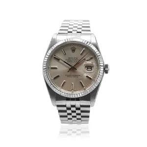 Rolex Datejust 36mm Stainless Steel Silver Dial Watch