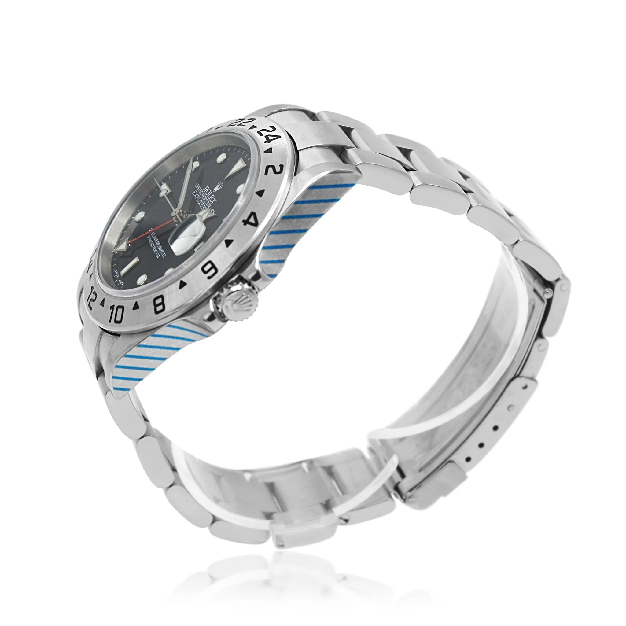 Rolex Explorer II 40mm Black Dial Steel Watch - Ref: 16570