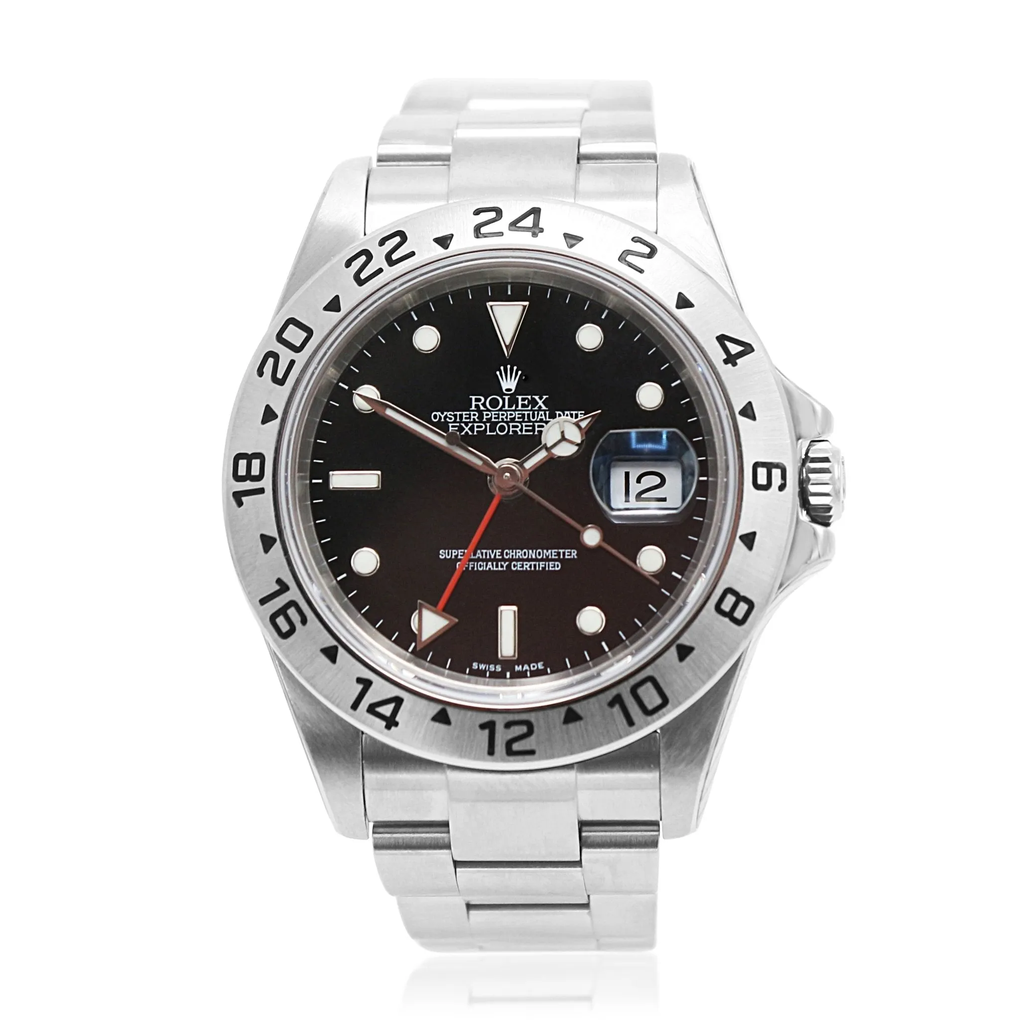 Rolex Explorer II 40mm Black Dial Steel Watch - Ref: 16570