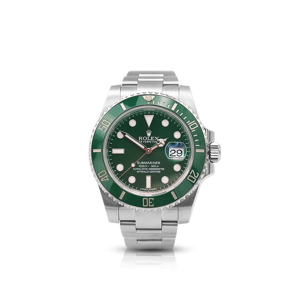 Rolex Submariner Hulk 40mm Steel Watch - Ref: 116610LV