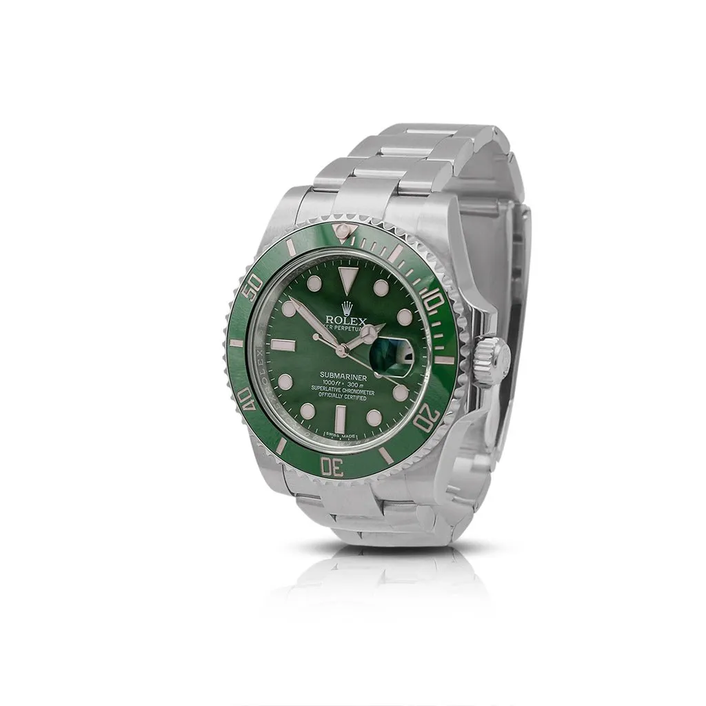 Rolex Submariner Hulk 40mm Steel Watch - Ref: 116610LV