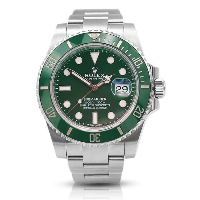 Rolex Submariner Hulk 40mm Steel Watch - Ref: 116610LV