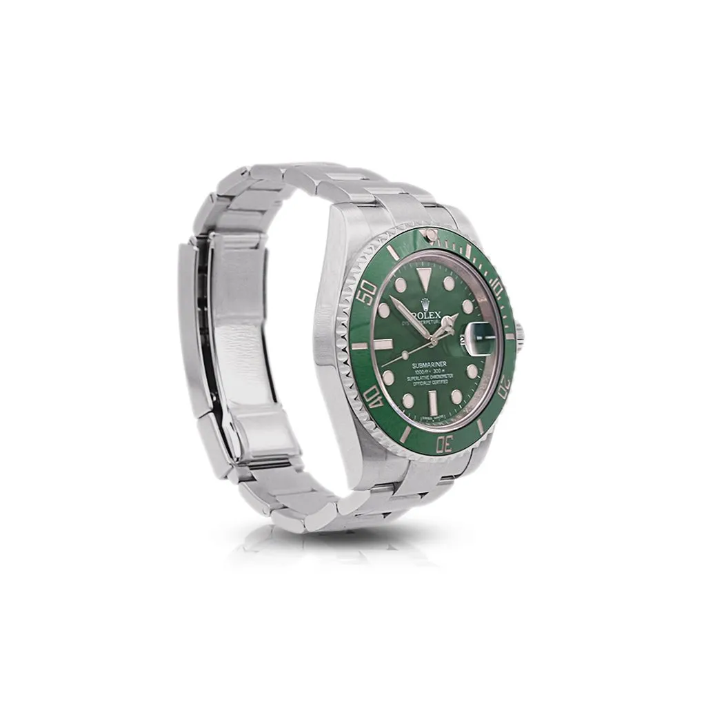 Rolex Submariner Hulk 40mm Steel Watch - Ref: 116610LV