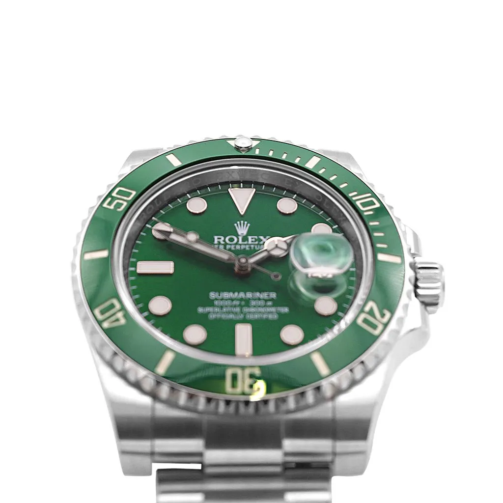 Rolex Submariner Hulk 40mm Steel Watch - Ref: 116610LV