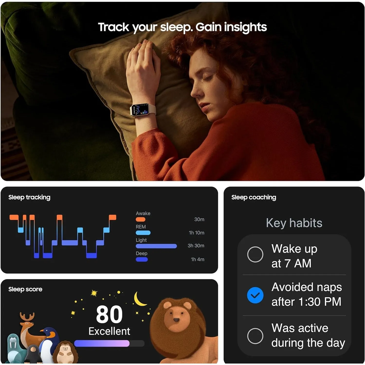 Samsung Galaxy Fit3 - 40mm AMOLED Display, Aluminum Body, Fitness & Amp Health Tracking