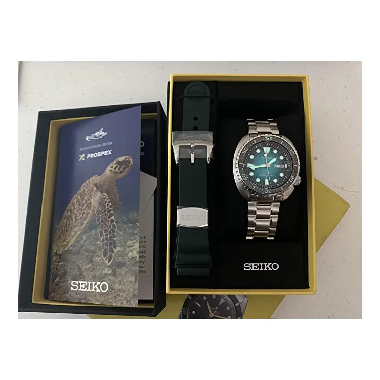 Seiko Prospex US Special Edition Ocean Conservation Turtle Diver Automatic Blue Dial Watch - SRPH59