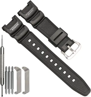 SGW100 Series Resin Strap Compatible with Casio SGW-100 Replacemnet Strap Men's Waterproof Watch Band