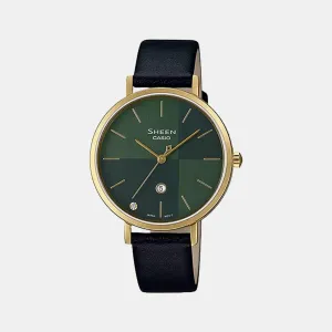 Sheen Women's Analog Leather Watch SH257 - SHE-4547GL-3AUDF