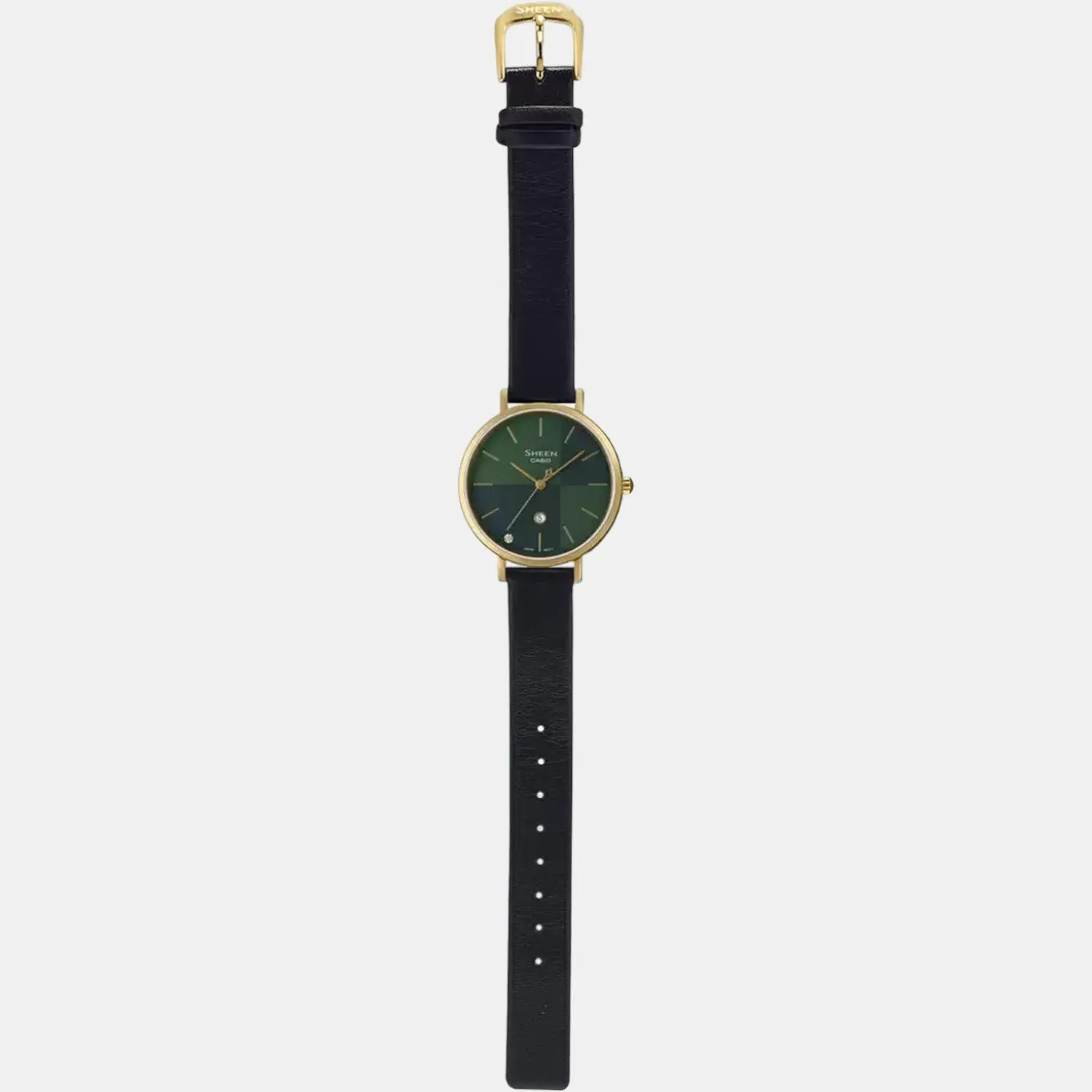 Sheen Women's Analog Leather Watch SH257 - SHE-4547GL-3AUDF