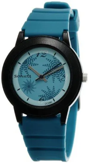 Sonata Fashion Fibre Analog Turquoise Dial Women's Watch - NF8992PP01J