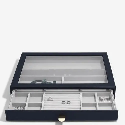Stackers Supersize Jewellery Drawer Box (Set) - Navy