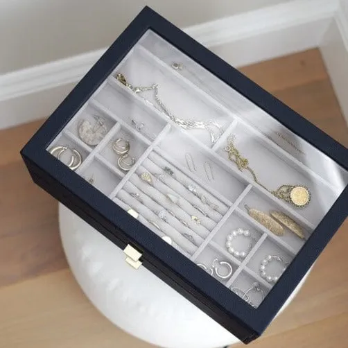Stackers Supersize Jewellery Drawer Box (Set) - Navy