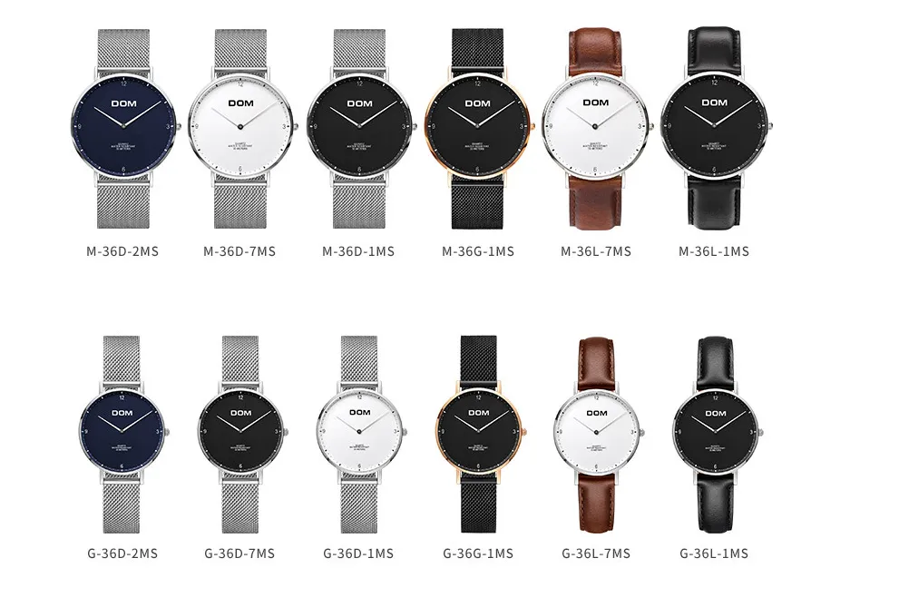 Stylish ultra thin  watch