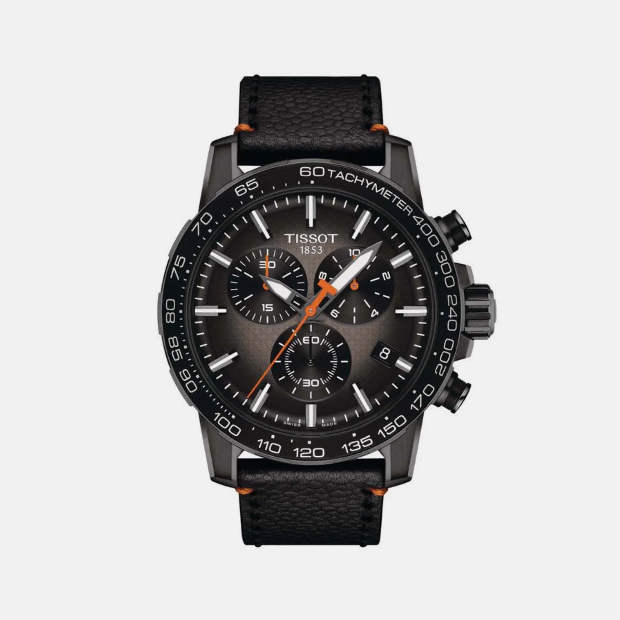 Supersport Men Chronograph Leather Watch T1256173608100