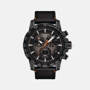 Supersport Men Chronograph Leather Watch T1256173608100