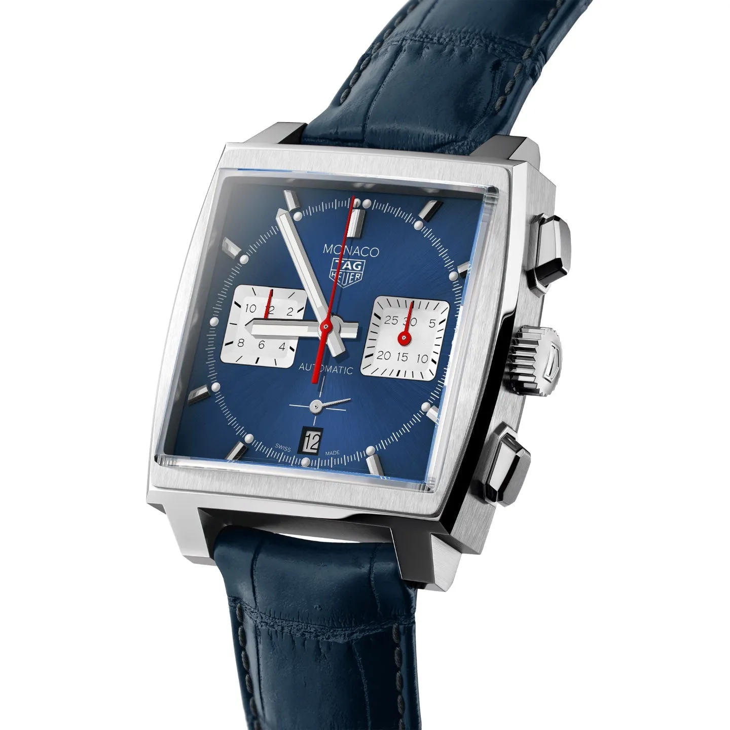 Tag Heuer Monaco Men's Blue Chronograph Watch CBL2111.FC6453