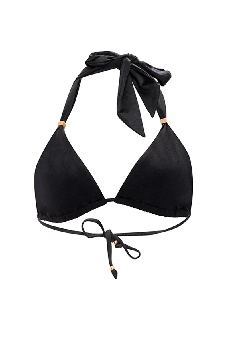 Top Tringulo Negro Luxury