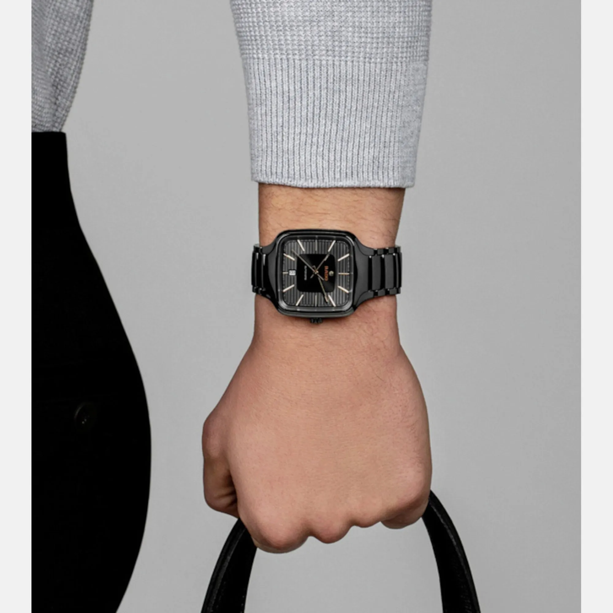 True Square Automatic Unisex Ceramic Watch R27077102