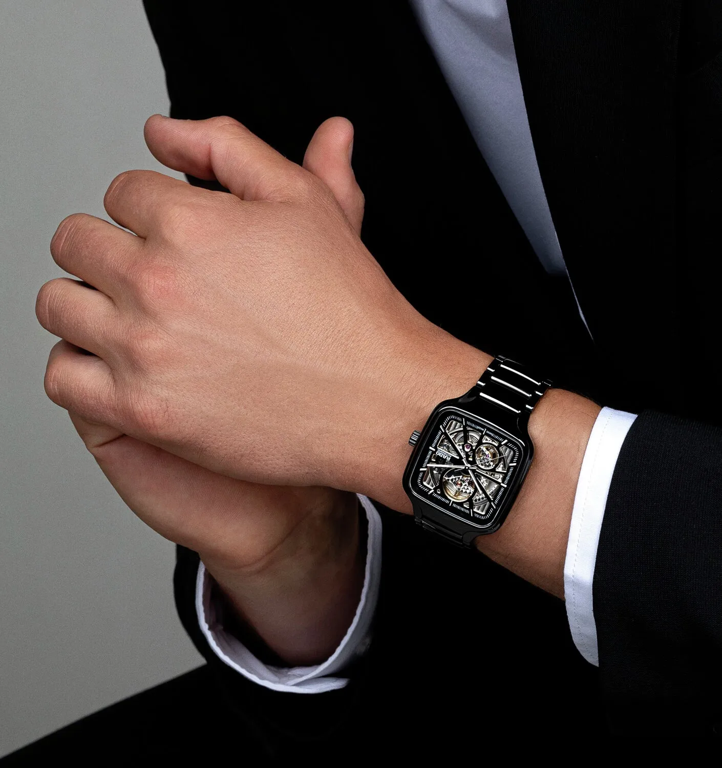 True Square Unisex Analog Ceramic Watch R27086152