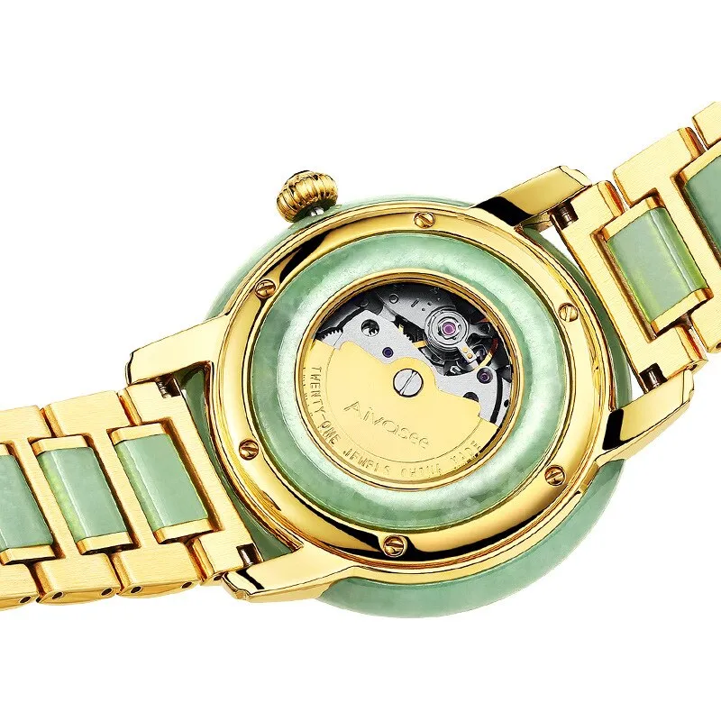 Unisex Fashion Sapphire Zodiac Scale Automatic Mechanical Watch