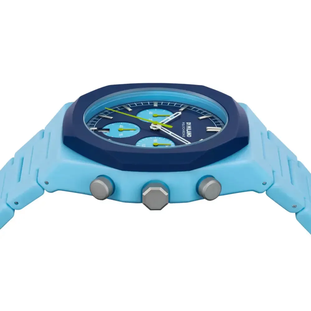 Unisex Polychrono Blue 40mm Watch