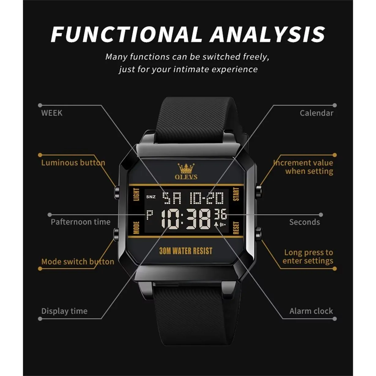 Veltique Chronograph Luxury Watch