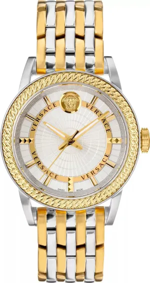 Versace V-Eternal Two-Tone Unisex Watch VEPO00620