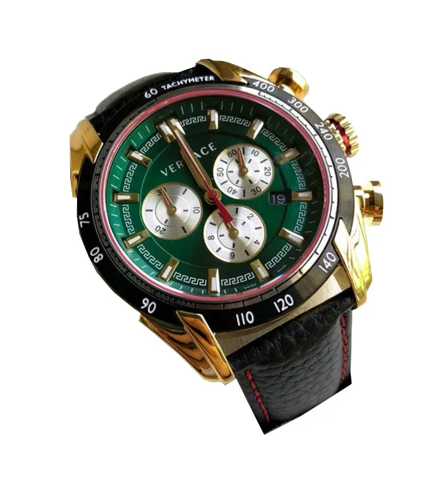 Versave V-Ray Chronograph Green Dial Men's Watch VDB050014