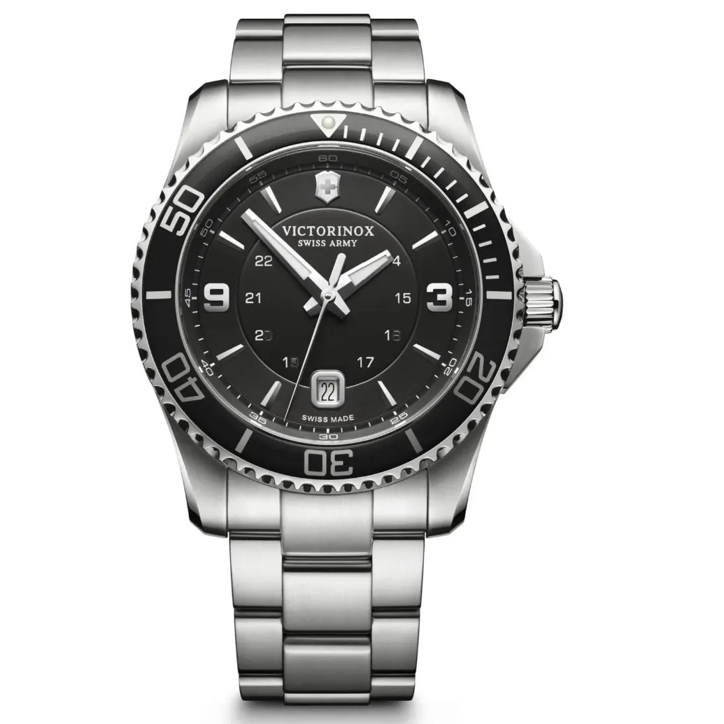 Victorinox Maverick Larger Men's Silver Watch 241697