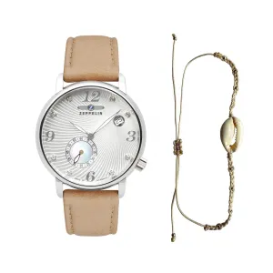 ZEPPELIN LADIES' QUARTZ WATCH WITH SMALL SECOND AND DATE 7631-4